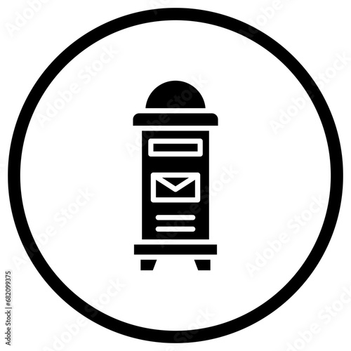 Mailbox Vector Icon Design Illustration