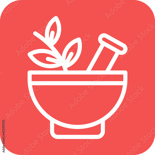 Herbal Massage Icon Style