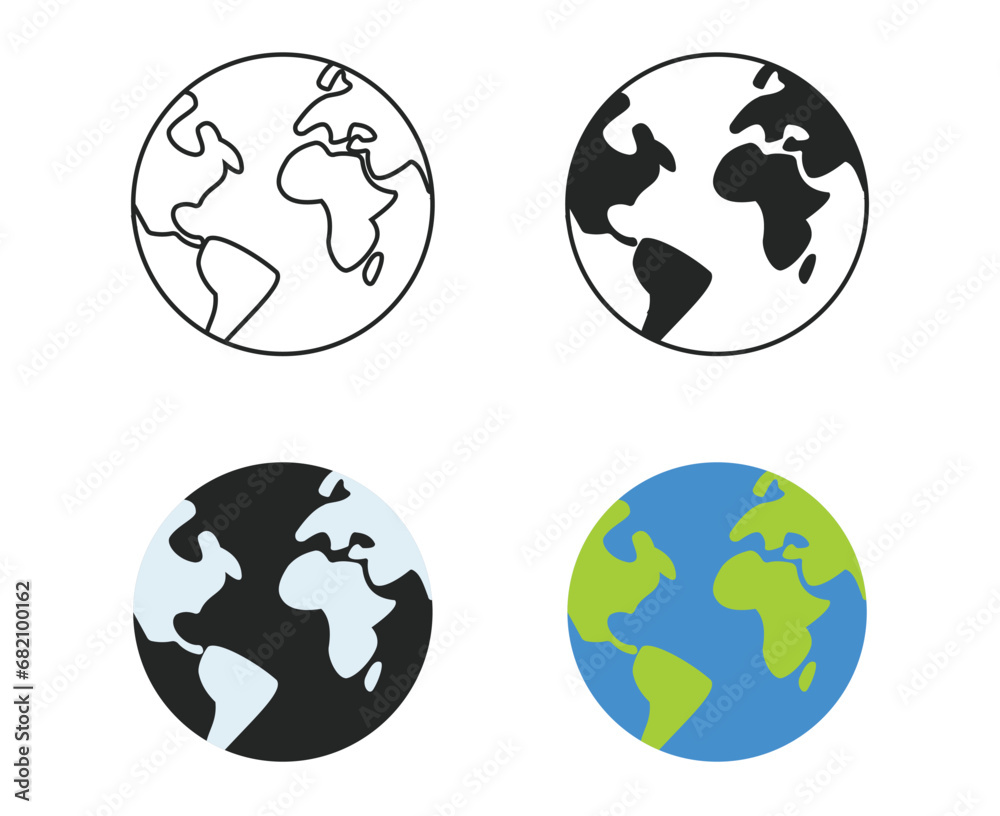 international world globe icon or globe icon set international world globe icon or globe icon set