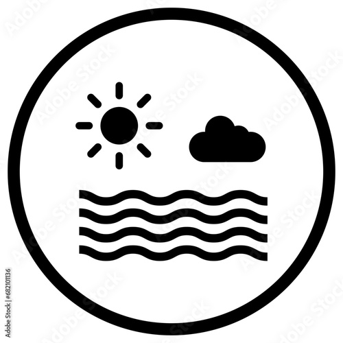 Sea Vector Icon Design Illustration