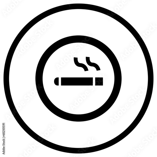 smoking area Vector Icon Design Illustration