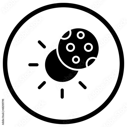 Eclipse Vector Icon Design Illustration