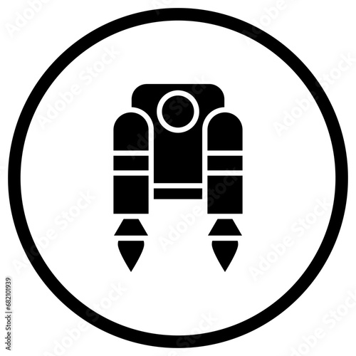 Jetpack Vector Icon Design Illustration