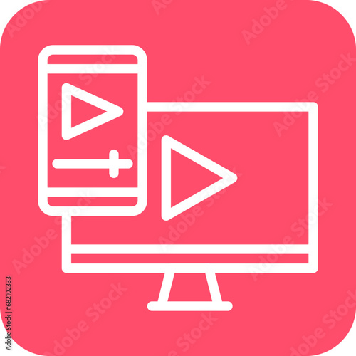 Streaming Platform Icon Style
