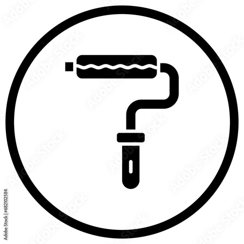 Paint roller Vector Icon Design Illustration