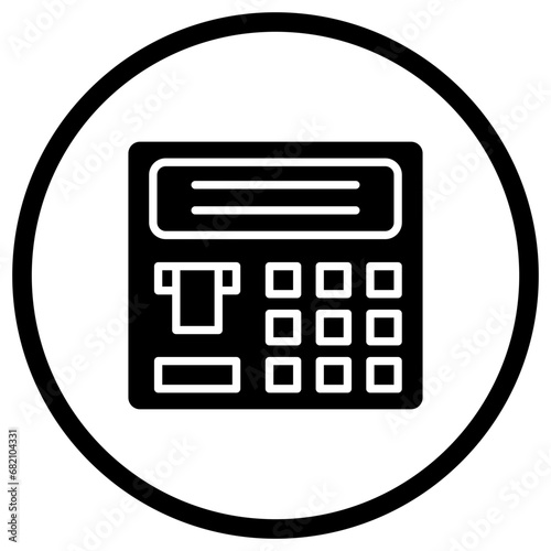 Atm machine Vector Icon Design Illustration