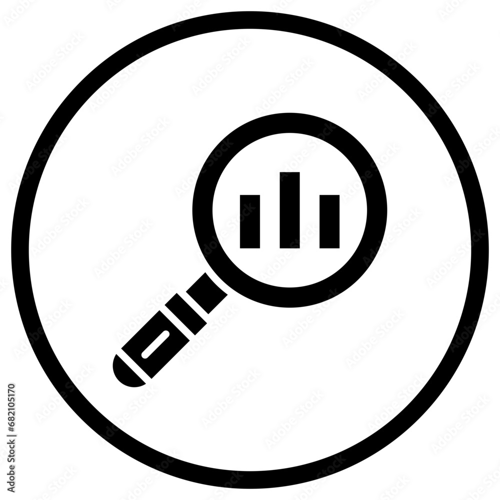 Data analytic Vector Icon Design Illustration