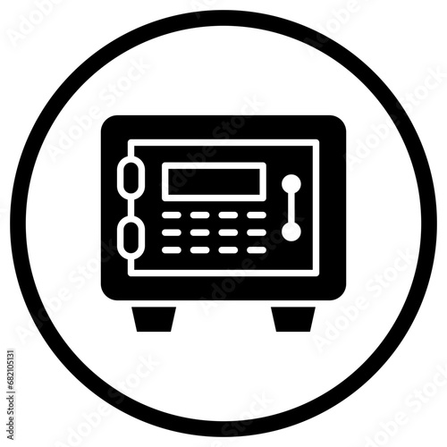 Safe box Vector Icon Design Illustration