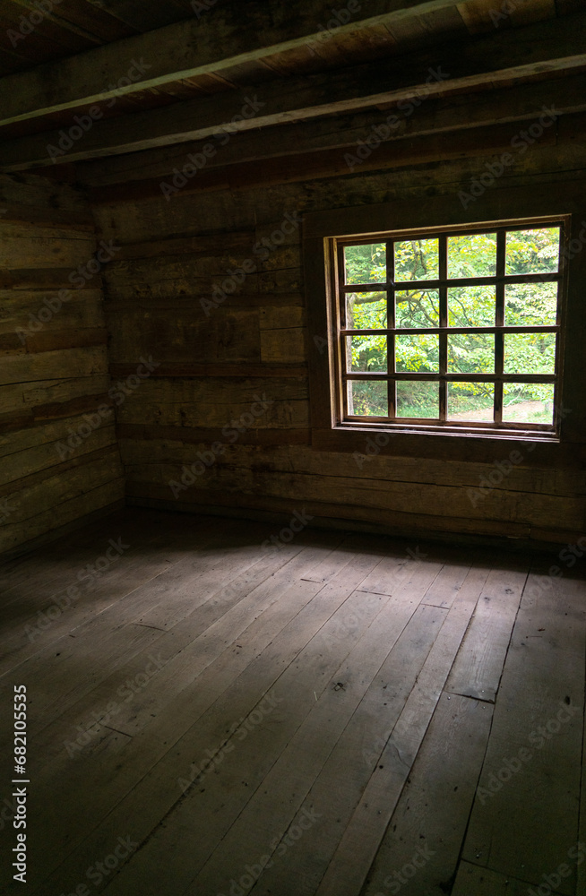 The Walker Sisters Cabin at Great Smoky Mountains National Park in North Carolina