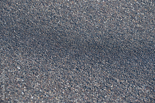 black volcanic sand