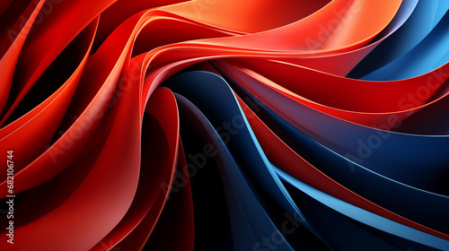 Abstract Modern And Creative Curve Spiral Wave Wallpaper  3d