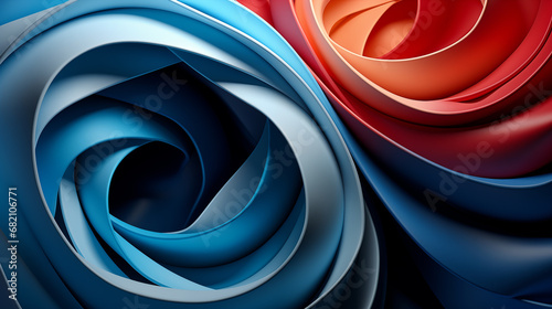 Abstract Modern And Creative Curve Spiral Wave Wallpaper