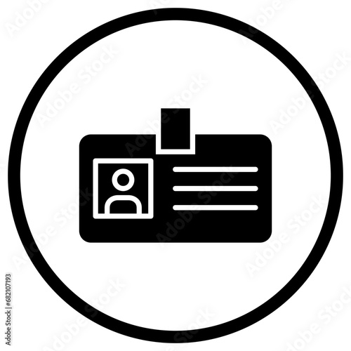 Identification Vector Icon Design Illustration