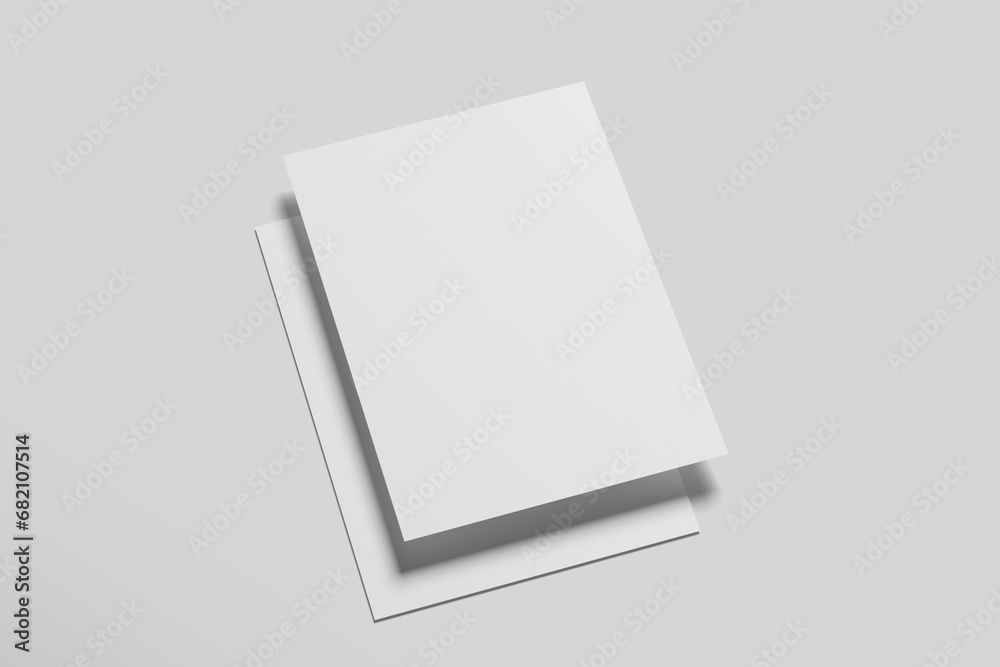 A4 Paper Blank Mockup A4 Paper Blank Mockup
