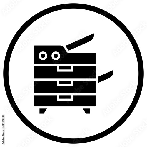 Photocopier Vector Icon Design Illustration