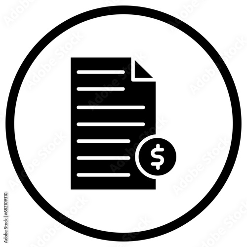 Financial Vector Icon Design Illustration