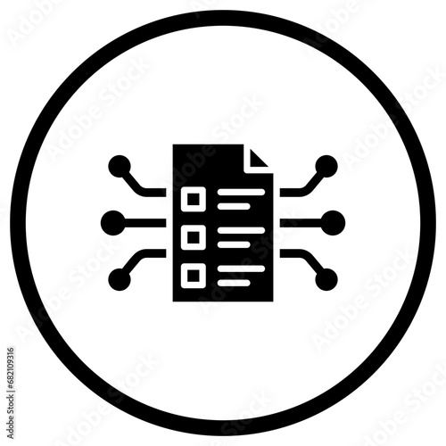 Smart Contract Vector Icon Design Illustration