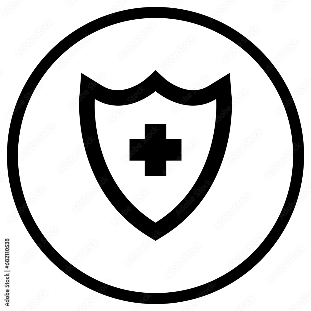 Shield Vector Icon Design Illustration Shield Vector Icon Design Illustration