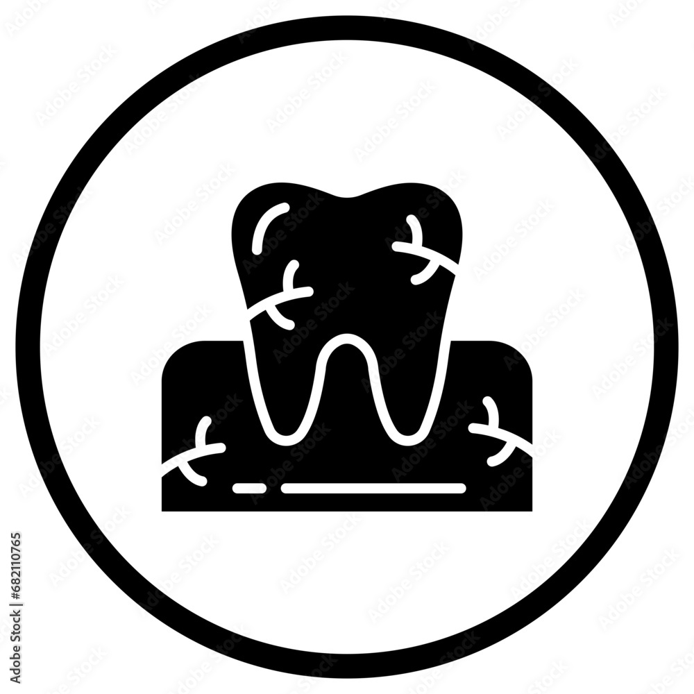 Toothache Vector Icon Design Illustration Toothache Vector Icon Design Illustration