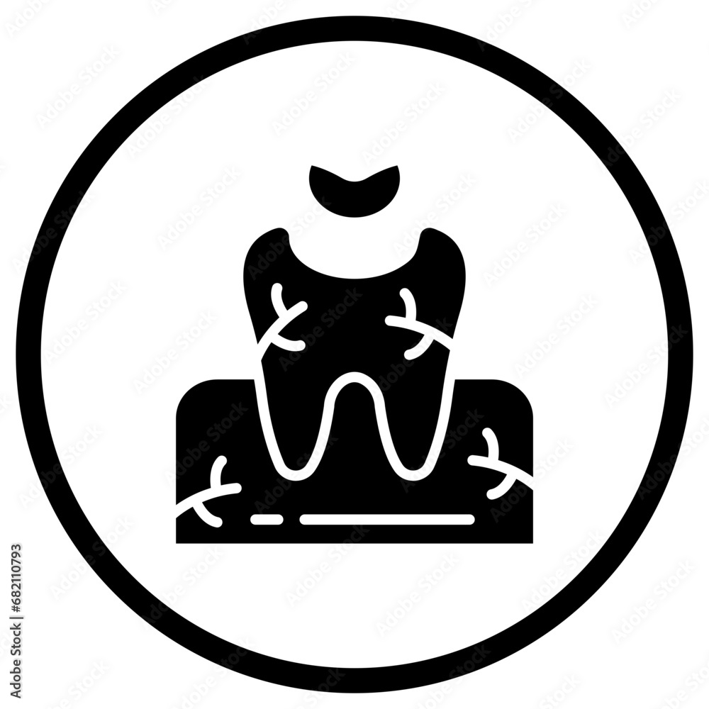 Dental Filling Vector Icon Design Illustration Dental Filling Vector Icon Design Illustration
