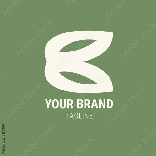 Illustration vector design of alphabet letter B logo