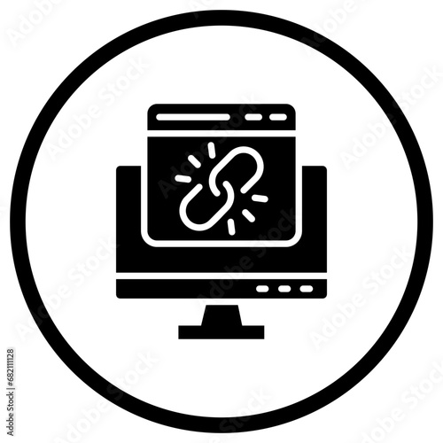 Link Vector Icon Design Illustration