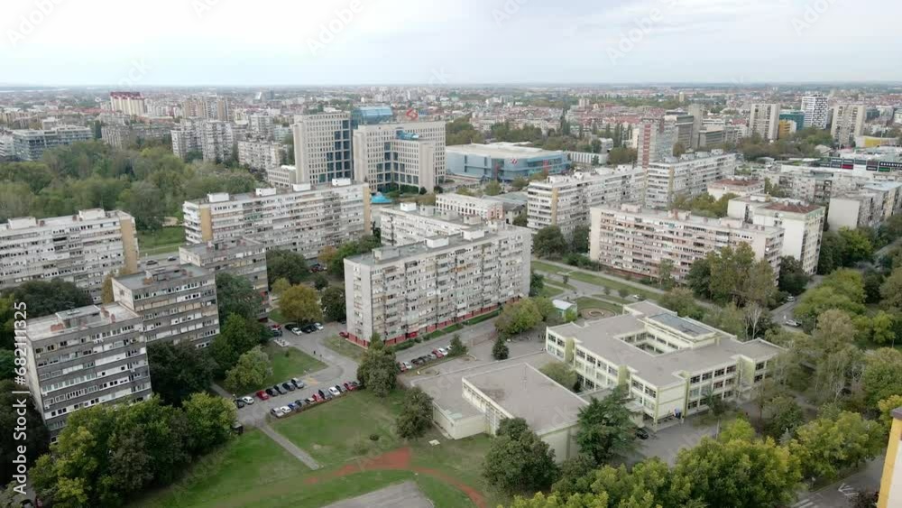White and gray building complexes in city of Novi Sad, Serbia White and gray building complexes in city of Novi Sad, Serbia