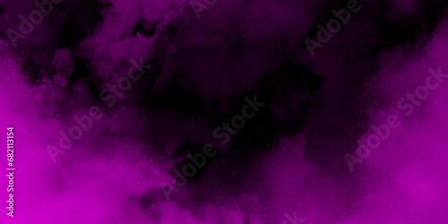 Smoke steam moves on a black background brushed watercolor texture Colorful pink smoke Isolated black. Fog texture Magenta fuchsia smoke on a black background