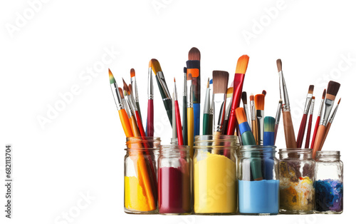 Expressive Tools use for Artistry on White or PNG Transparent Background.