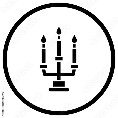 Candles Vector Icon Design Illustration