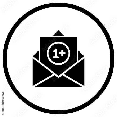Unread Vector Icon Design Illustration
