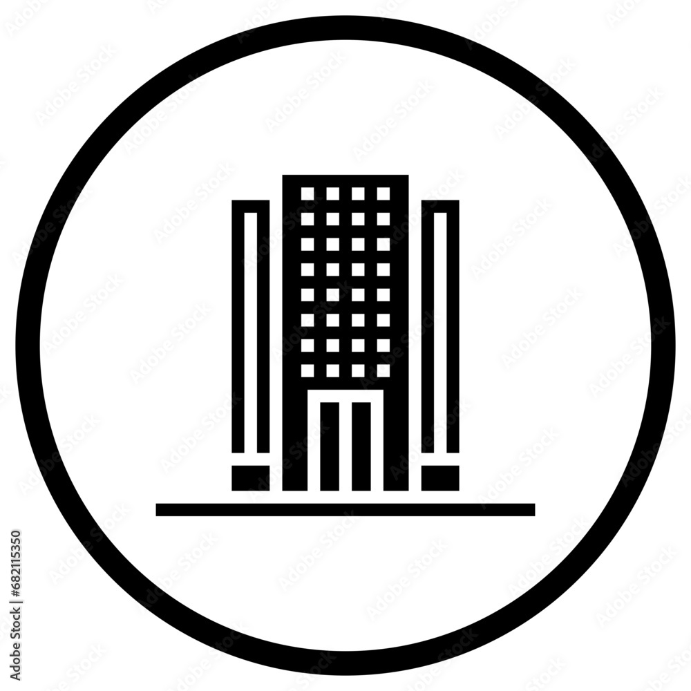 Hotel Vector Icon Design Illustration Hotel Vector Icon Design Illustration