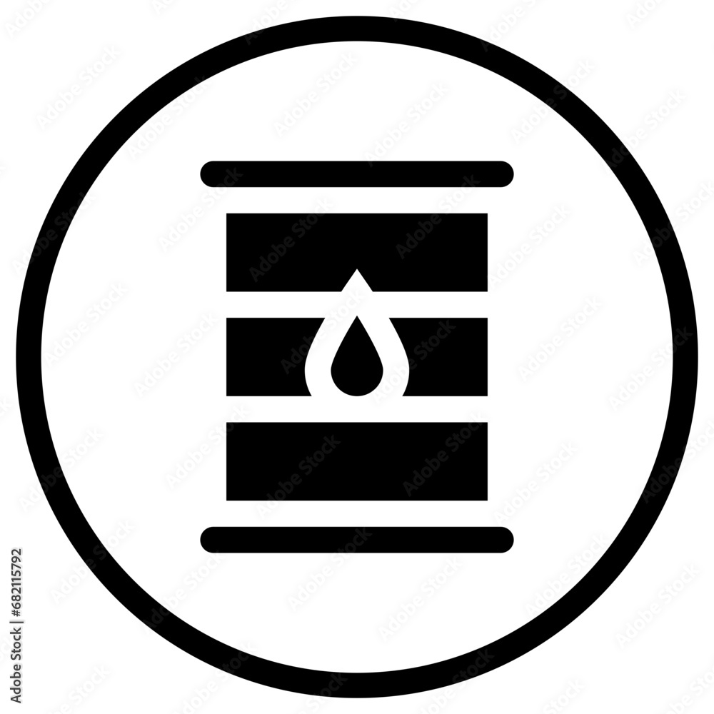 Eco Barrel Vector Icon Design Illustration