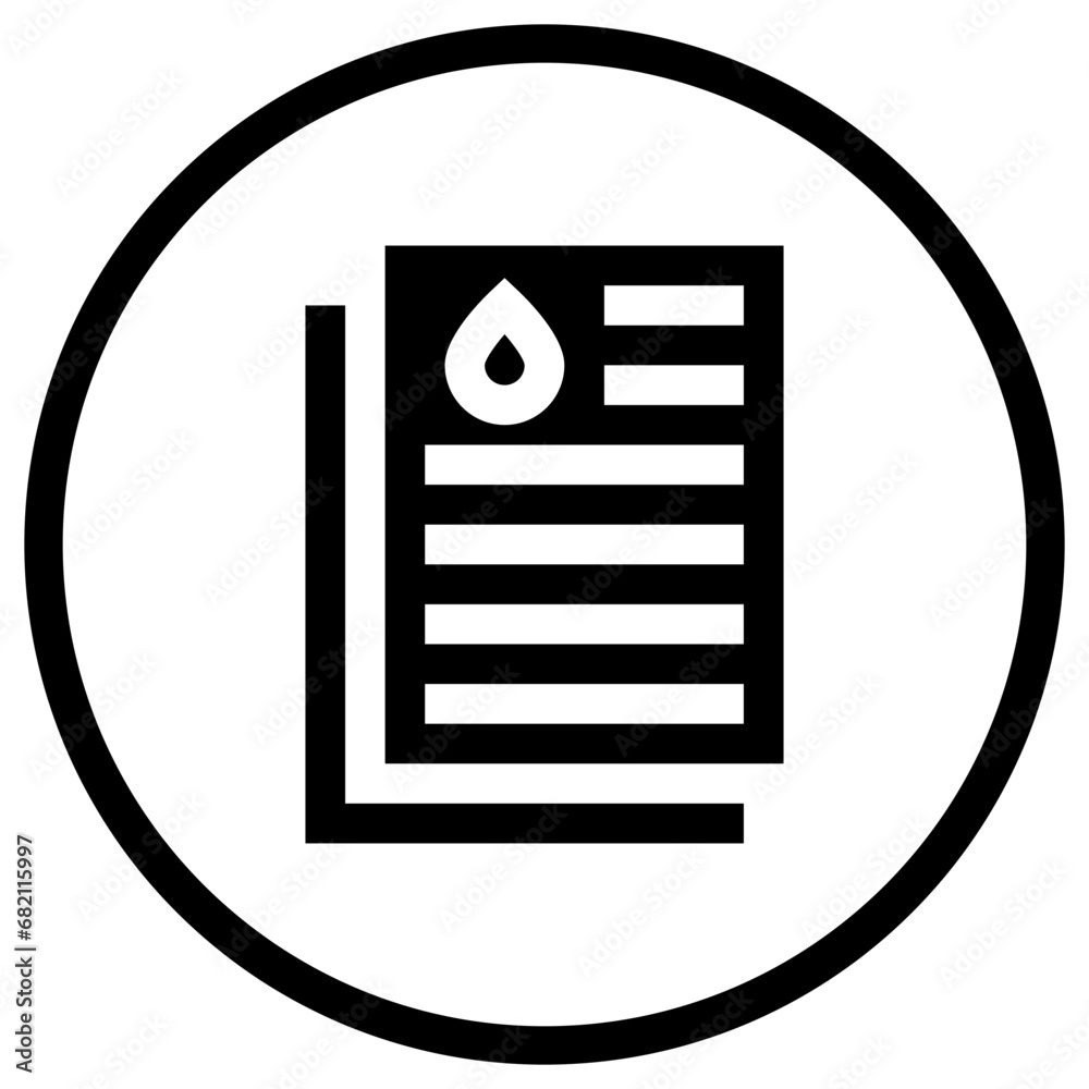 Oil Analysis Vector Icon Design Illustration Oil Analysis Vector Icon Design Illustration
