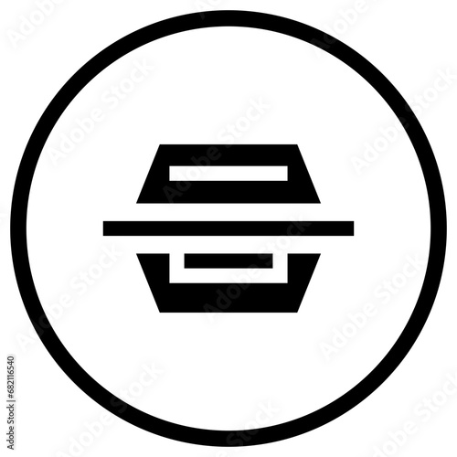 Lunch Vector Icon Design Illustration