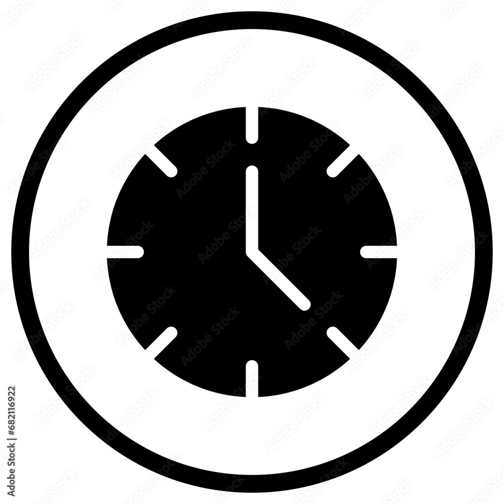 Clock Vector Icon Design Illustration Clock Vector Icon Design Illustration