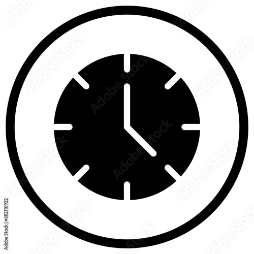 Clock Vector Icon Design Illustration