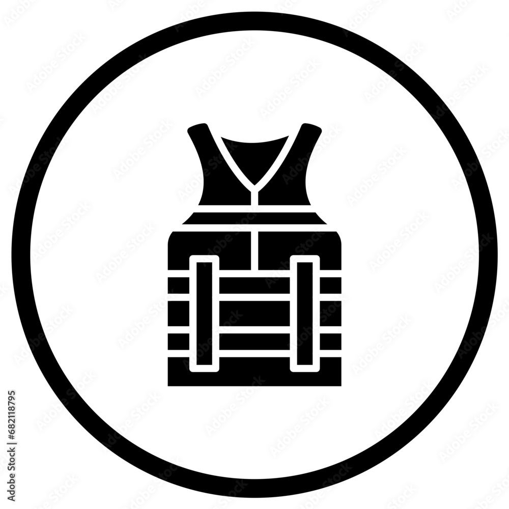 Life jacket Vector Icon Design Illustration Life jacket Vector Icon Design Illustration