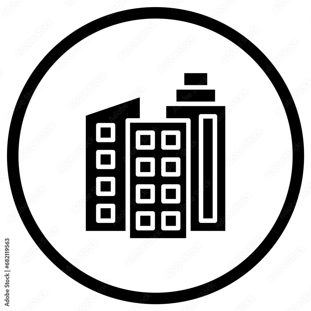 Office building Vector Icon Design Illustration Office building Vector Icon Design Illustration