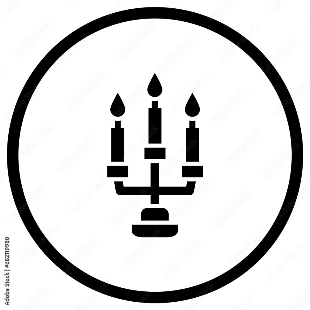 Candle Vector Icon Design Illustration Candle Vector Icon Design Illustration