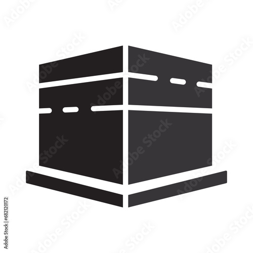 kaaba icon vector