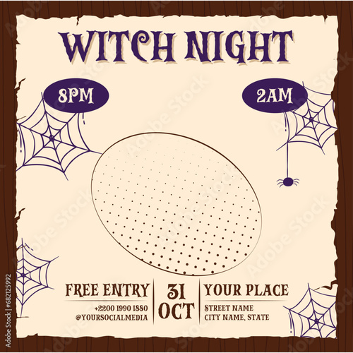 Witch Night Socials Media