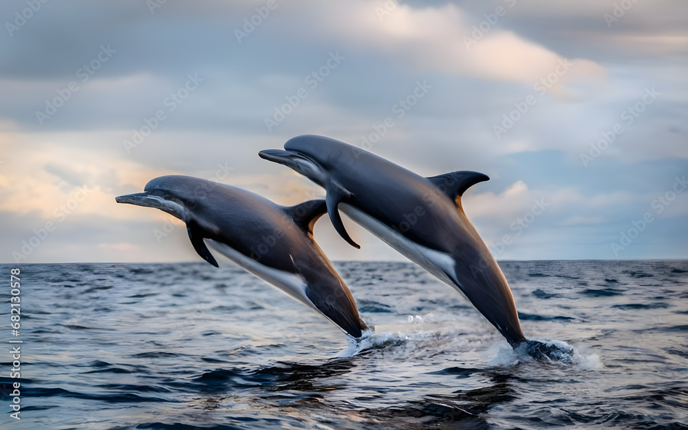 Dance of the Dolphins, A Playful Symphony in Open Waters Dance of the Dolphins, A Playful Symphony in Open Waters