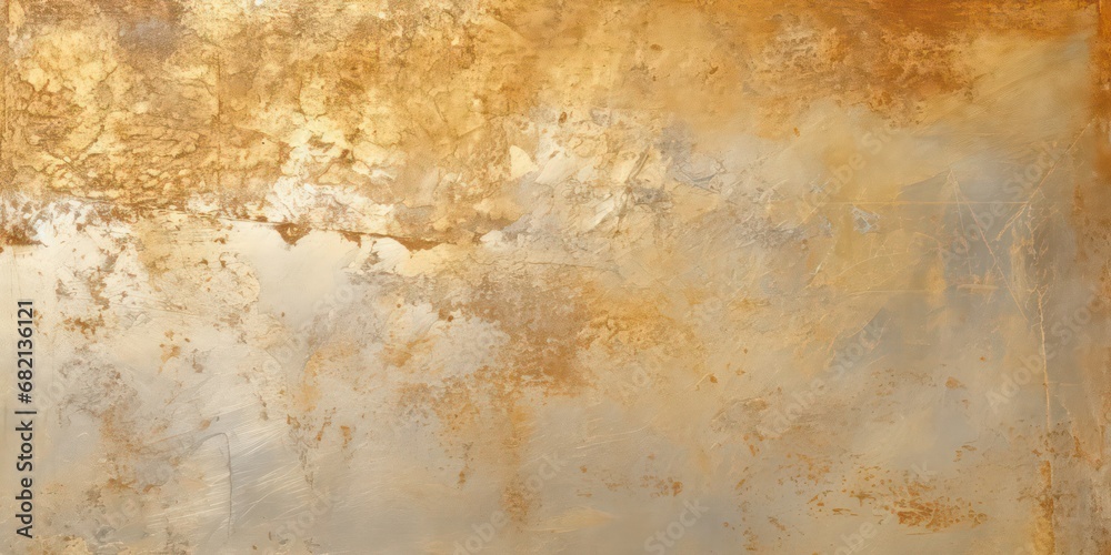 Fototapeta premium A textured background gold and silver likely suggests an intricate or detailed surface in shades resembling.