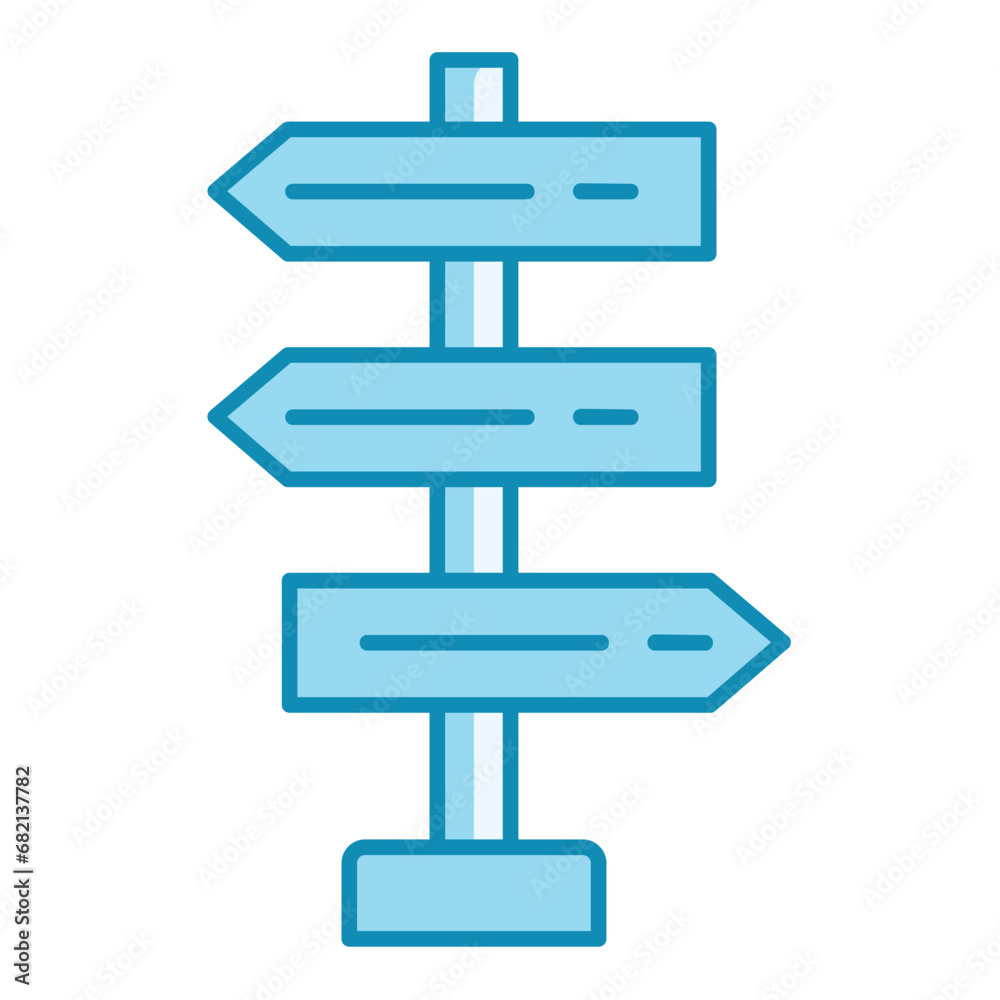 Street Sign Icon Street Sign Icon