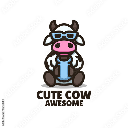 Cute Cow Logo