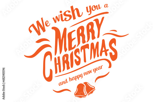 Digital png text of christmas and new year's wishes on transparent background