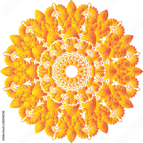 Beautiful decoration ornament mandala design
