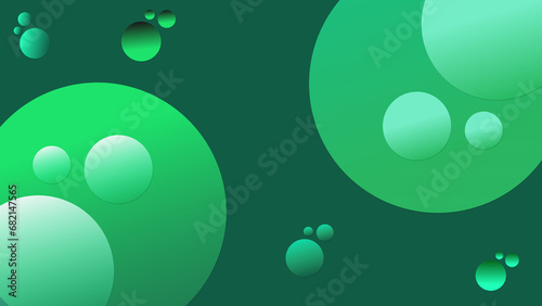 Green Bubble Cover Design