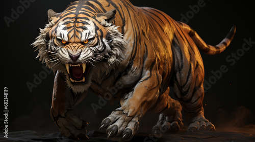 Fierce Tiger Wallpaper © avivmuzi
